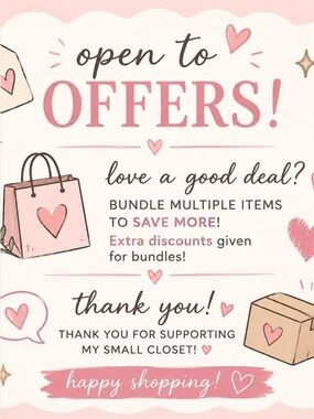 Open to Offers! - Shop Bundle Savings